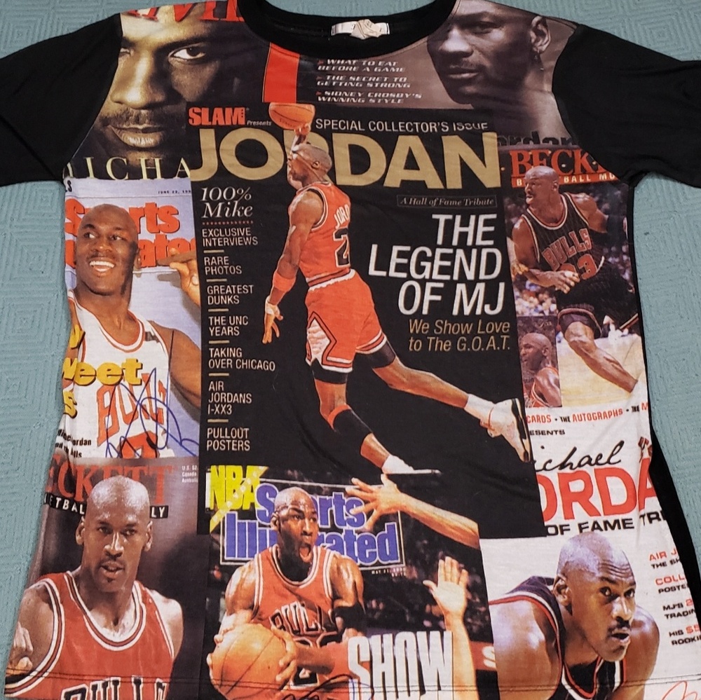 Michael Jordan Graphic Magazine T-Shirt